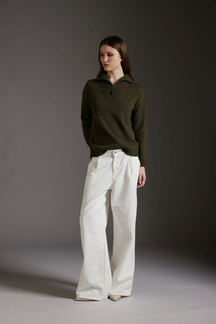 Zip Front Sweater