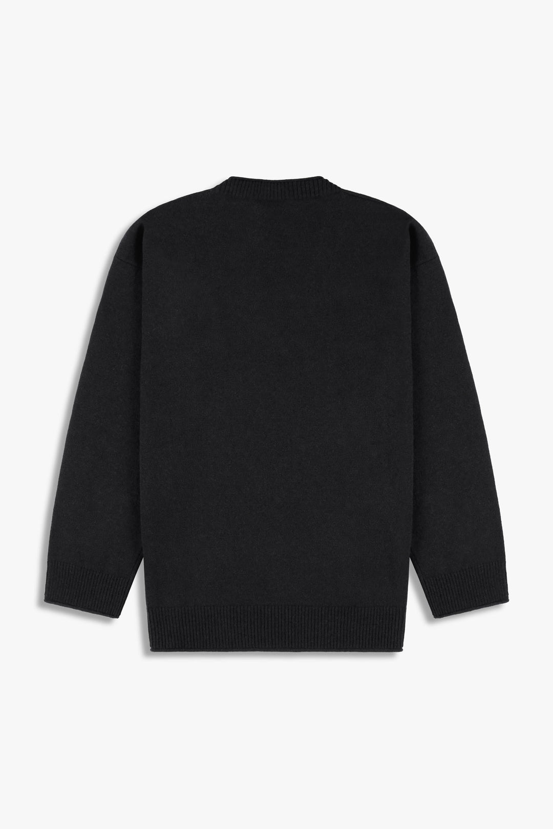 V-Neck Sweater in Wool and Cashmere