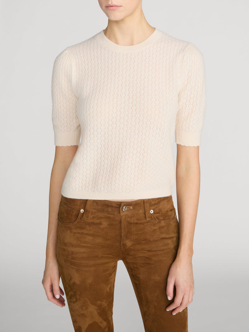 The Gathered Honeycomb Sweater