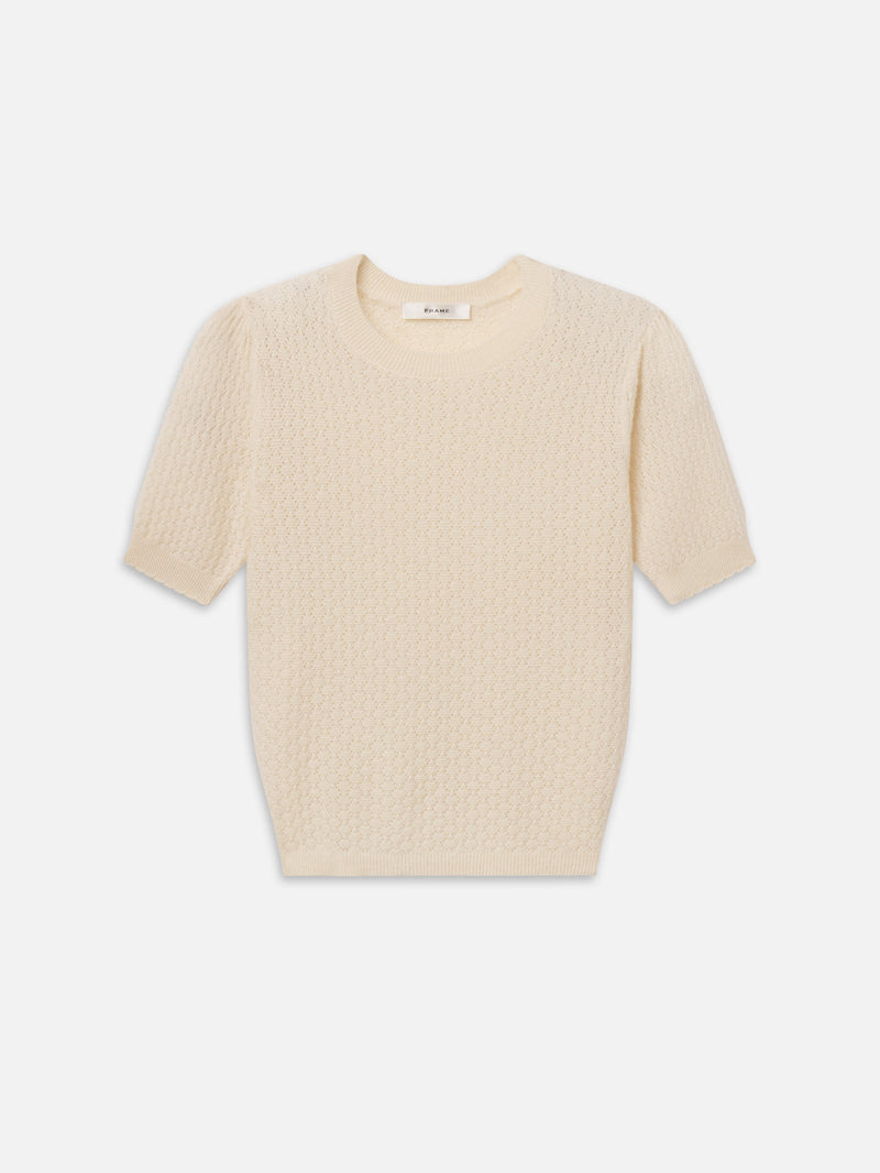 The Gathered Honeycomb Sweater
