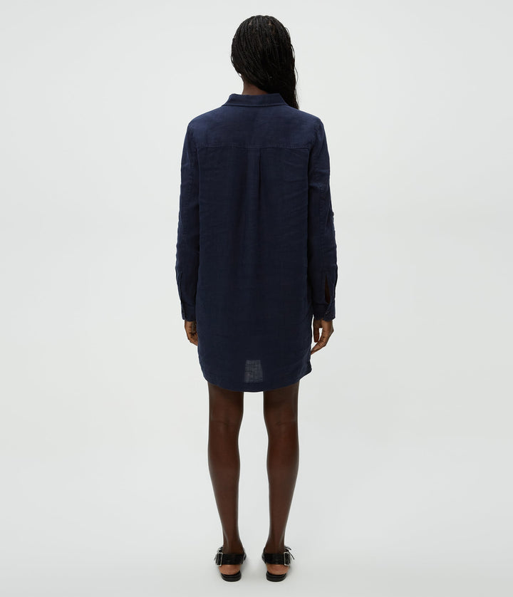 Eleanor Linen Collar Dress