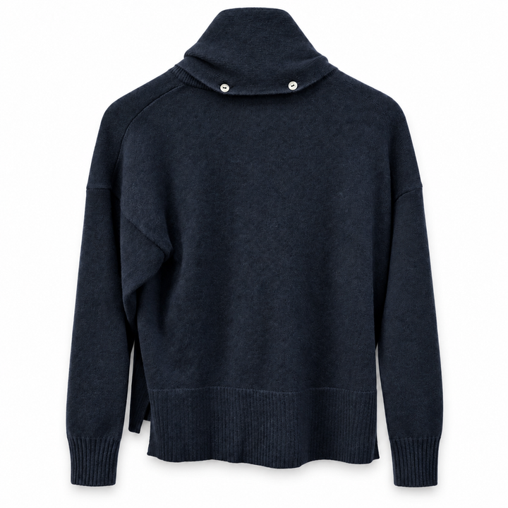 Detachable Tie Neck Crew