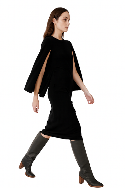 Cape Sleeve Dress – LIANA NYC