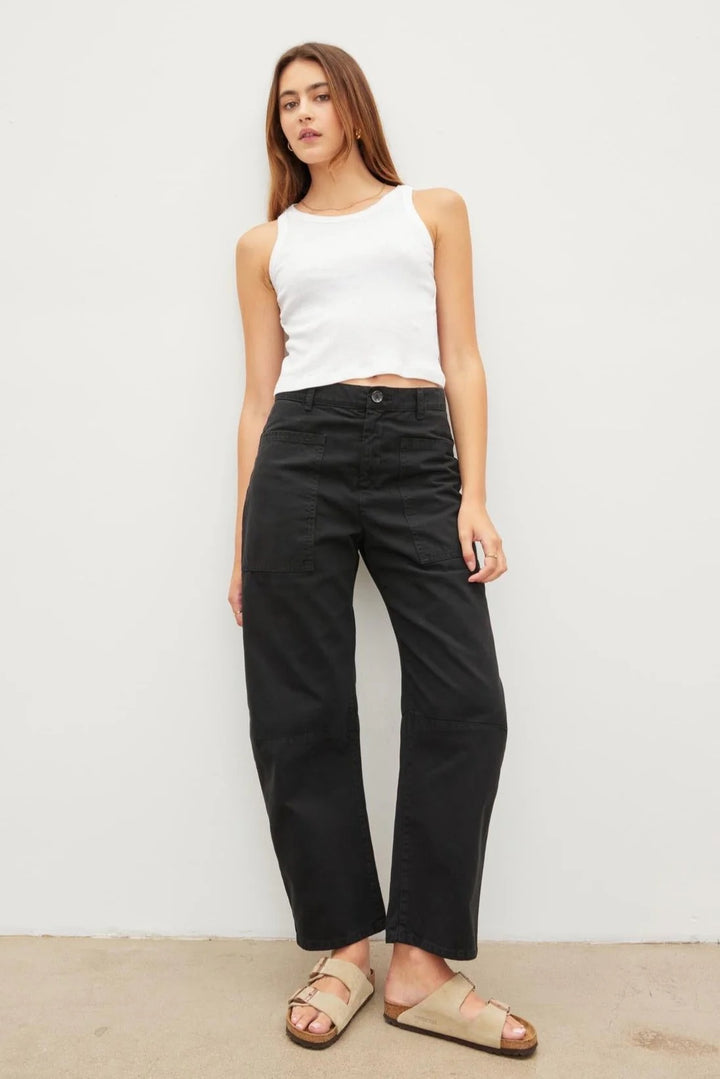 Brylie Sanded Twill Utility Pant