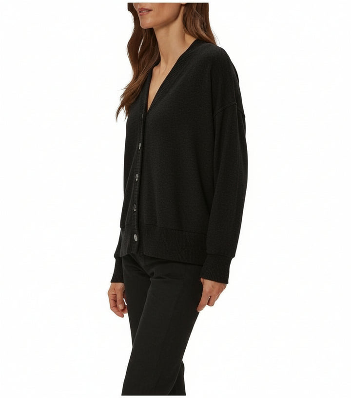Sylvia Oversized Cardigan - Black