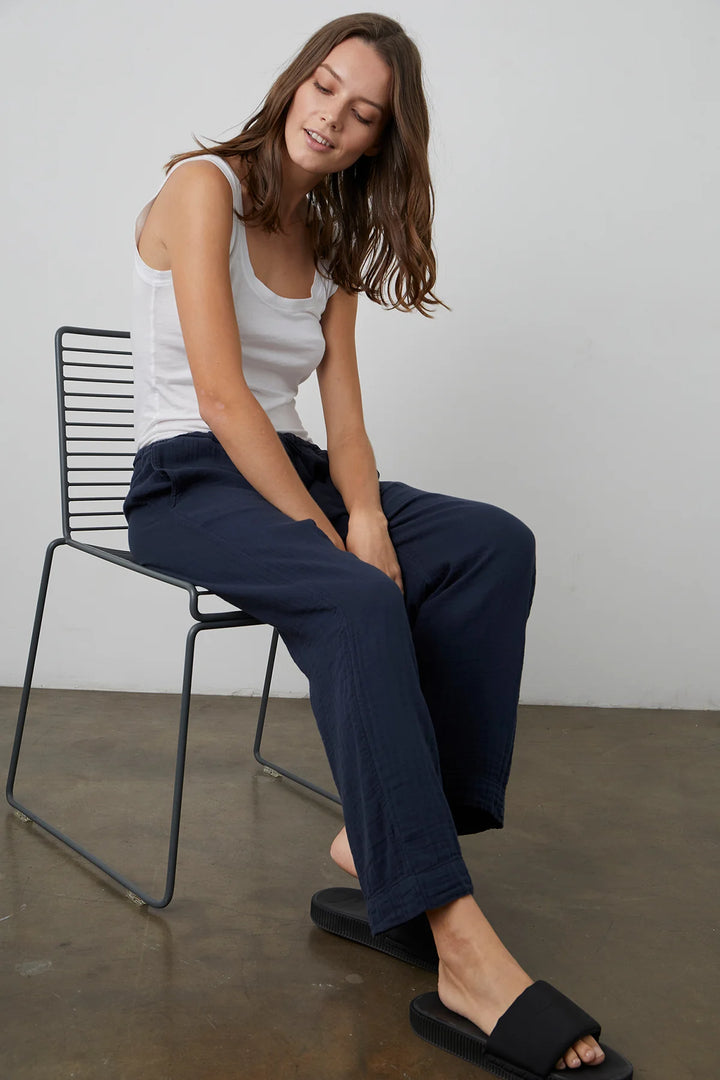 Franny Cotton Gauze Pant