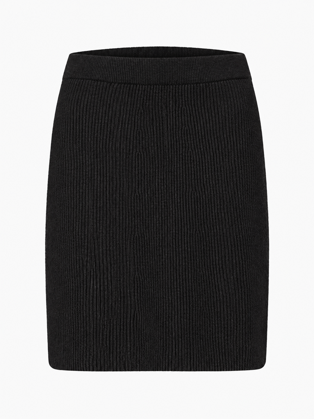 Flared Skirt in Full Cardigan Stitch