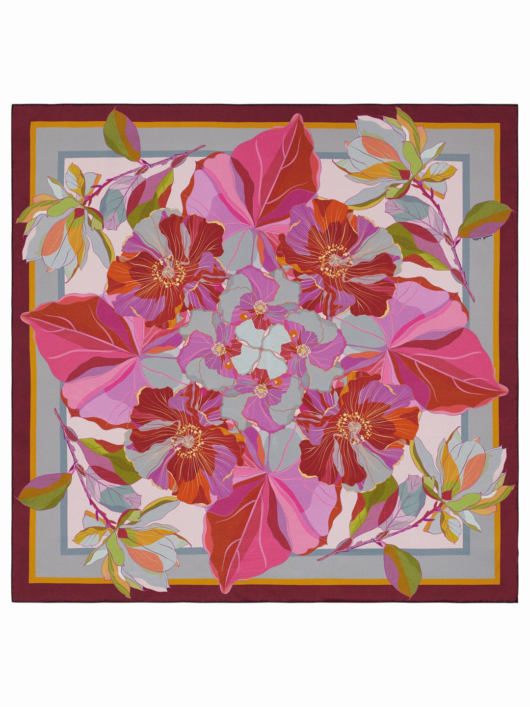 Cialda Reversible Silk Scarf