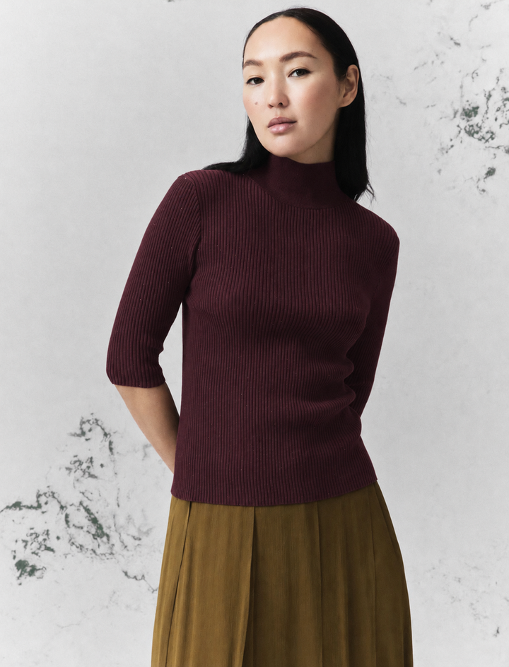 Mllgallo Elbow Sleeve Knit Top