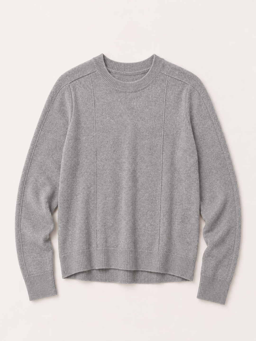 Seamed Crew w/ Double Neck Height