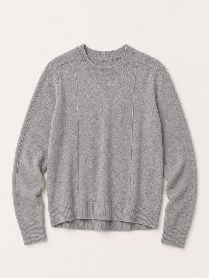 Seamed Crew w/ Double Neck Height