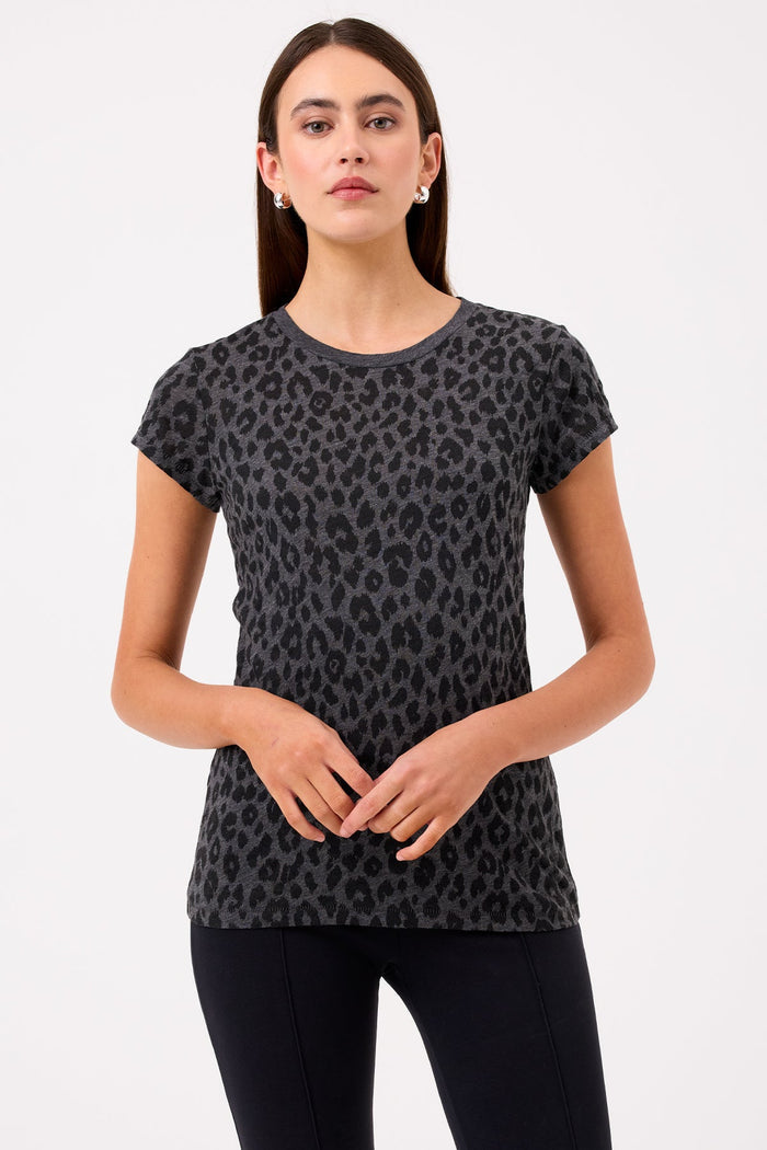 Leopard Ringer Classic Tee