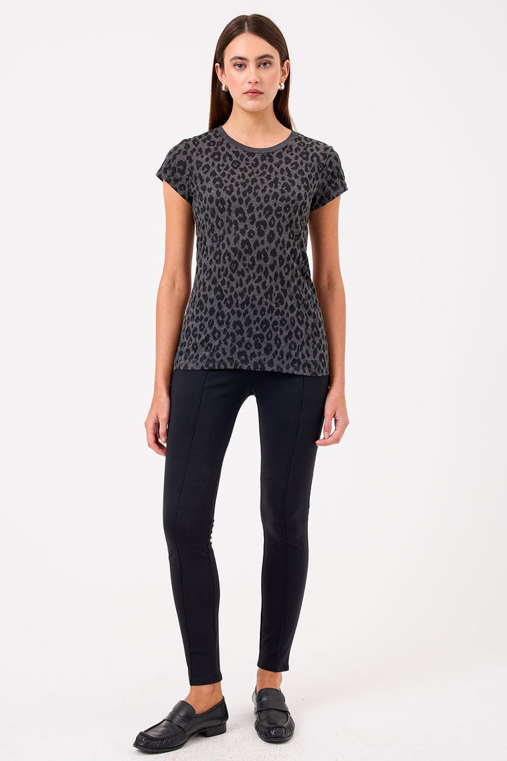 Leopard Ringer Classic Tee