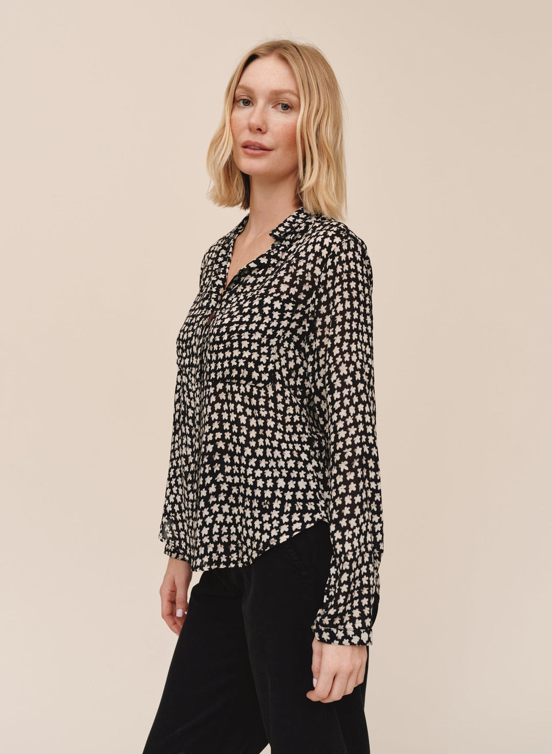 Hipster Stars Button Down