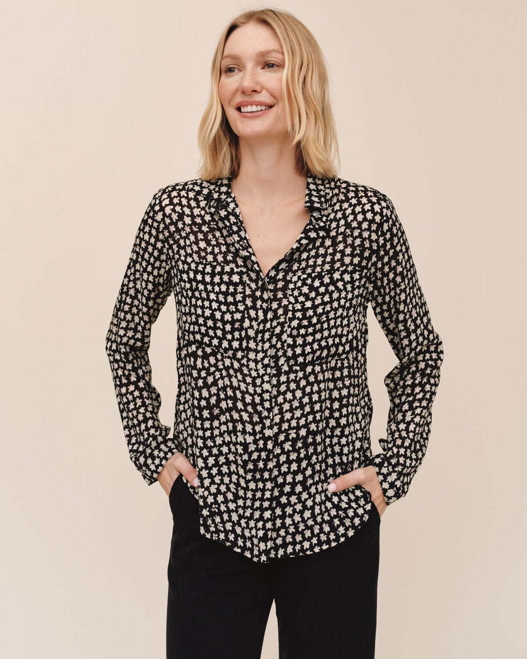 Hipster Stars Button Down