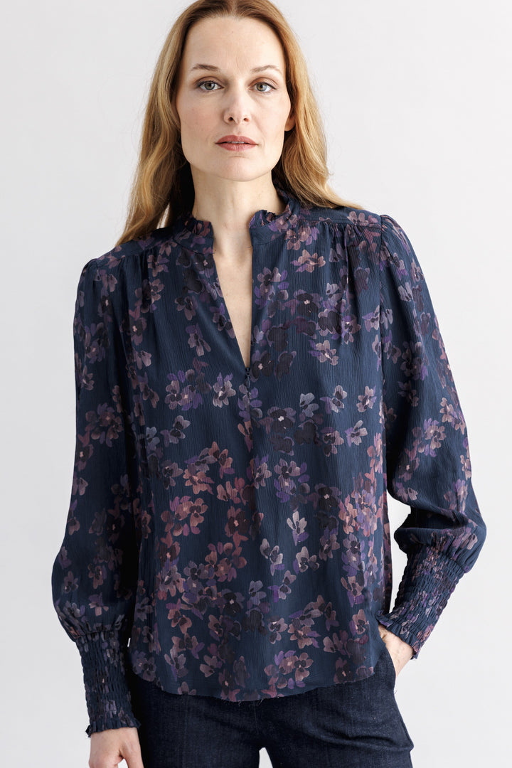 Go Soft Spoken Blouse Print - Forget-Me-Not Floral Print