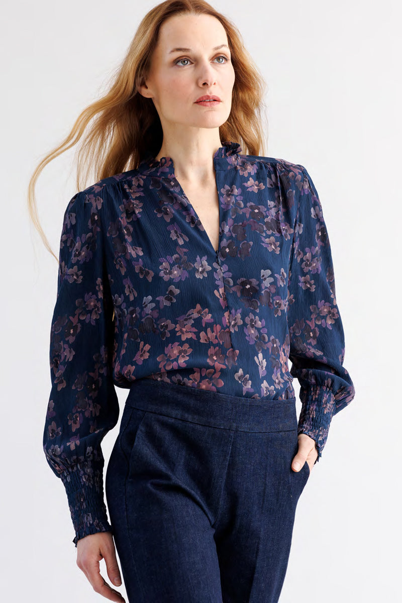 Go Soft Spoken Blouse Print - Forget-Me-Not Floral Print