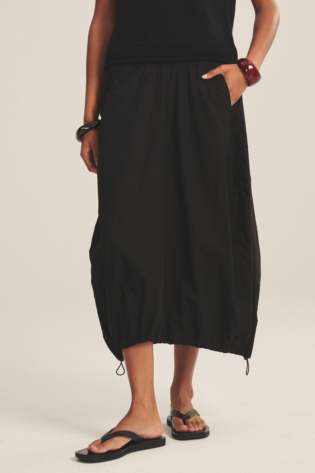 Corded Hem Skirt