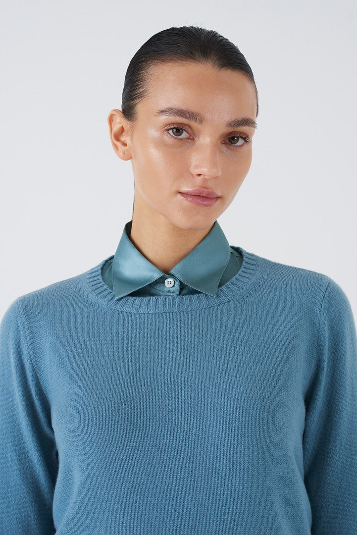 Igor Wool and Cashmere Crewneck Sweater - Arctic