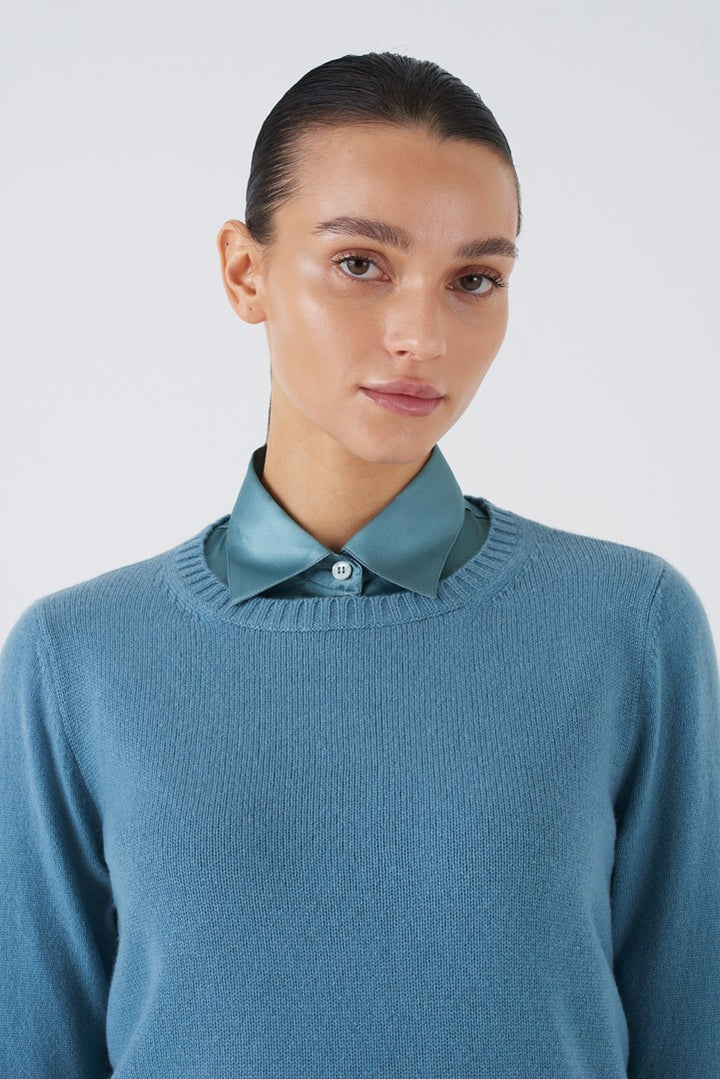 Igor Wool and Cashmere Crewneck Sweater - Arctic