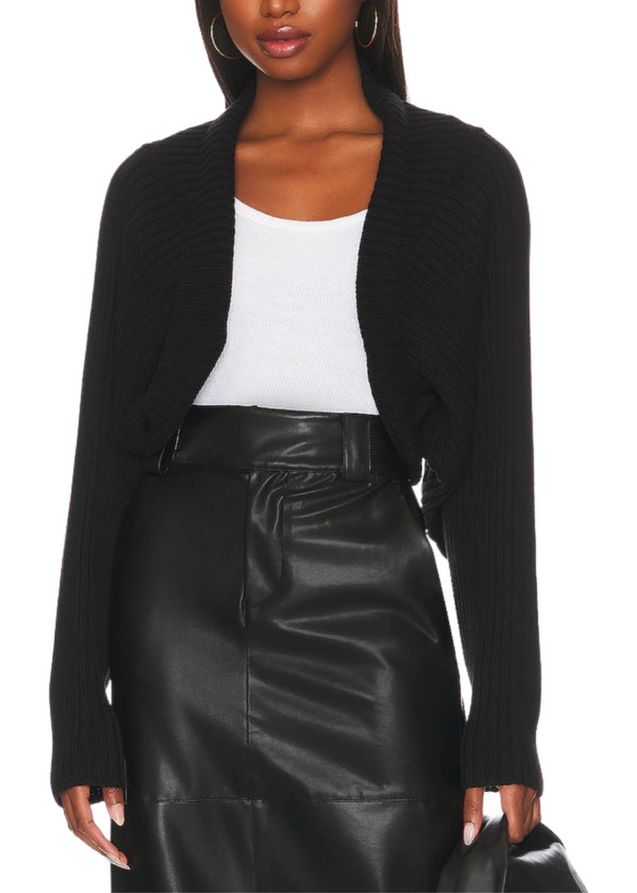 Cocoon Shrug - Black