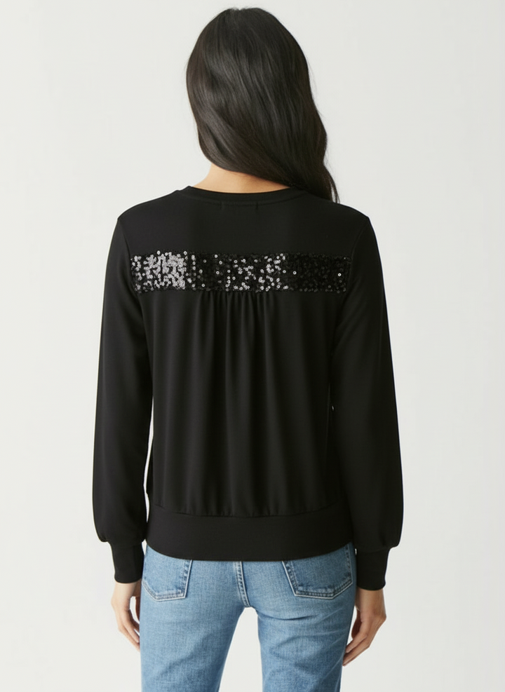 Esther Pullover with Lace Trim