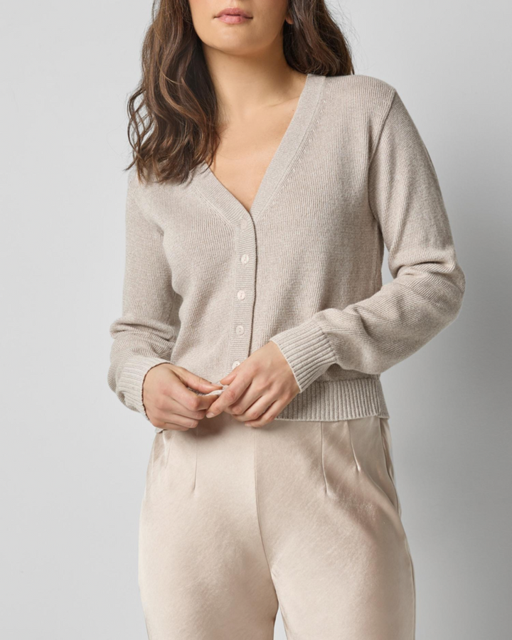 V Neck Sparkle Cardigan