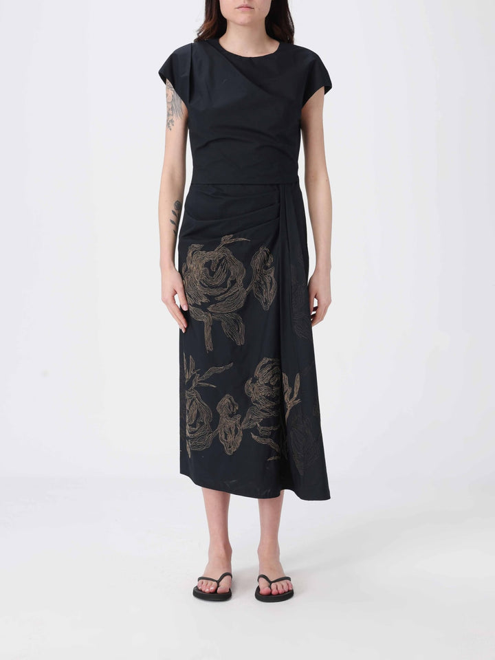 Constance Cotton Embroidered Skirt Dress