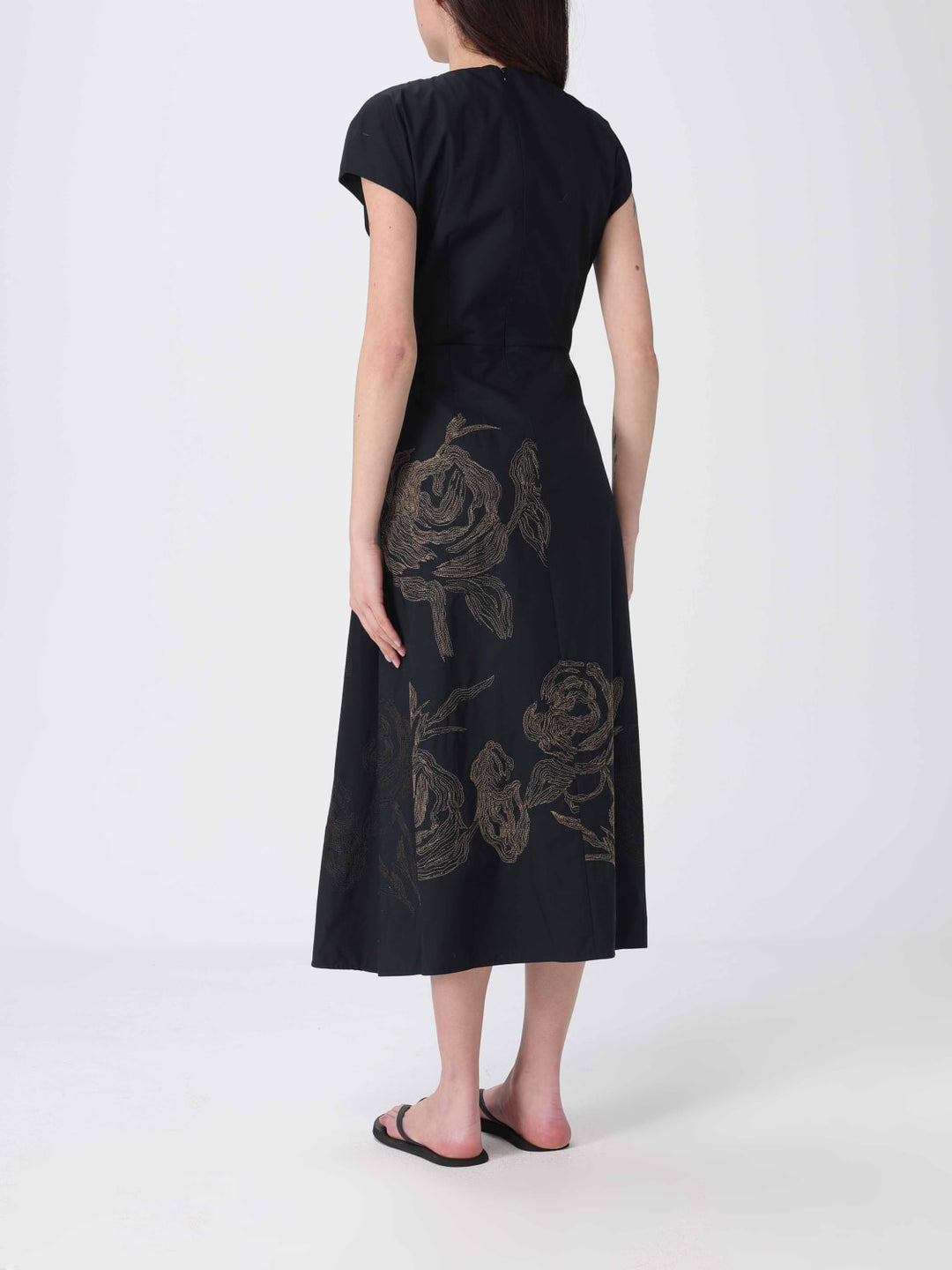 Constance Cotton Embroidered Skirt Dress