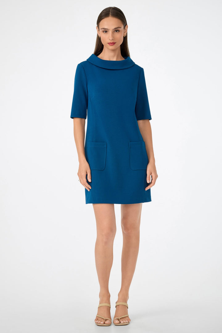 Maleko Dress - Burle Blue