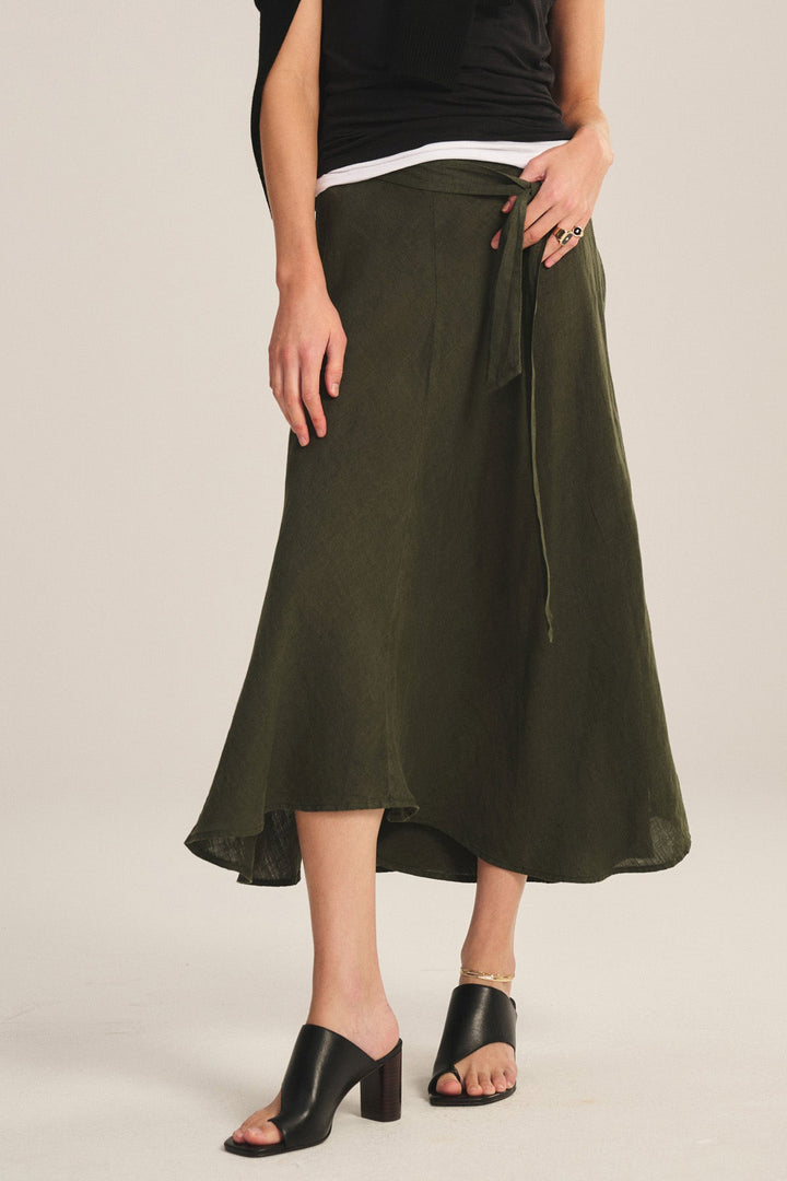 Malina Belted Skirt
