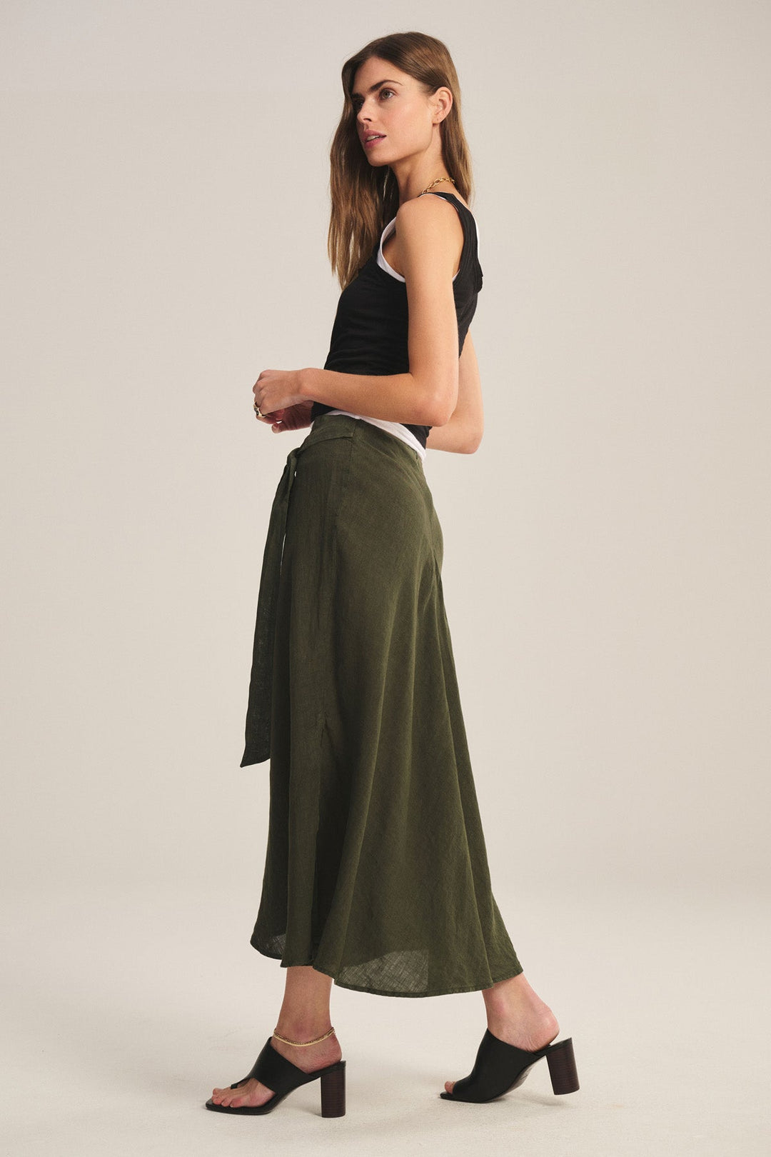 Malina Belted Skirt