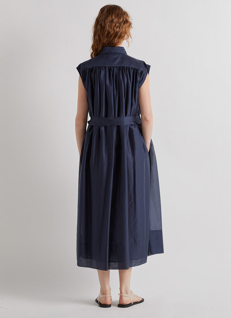 Belted Sleeveless Dress