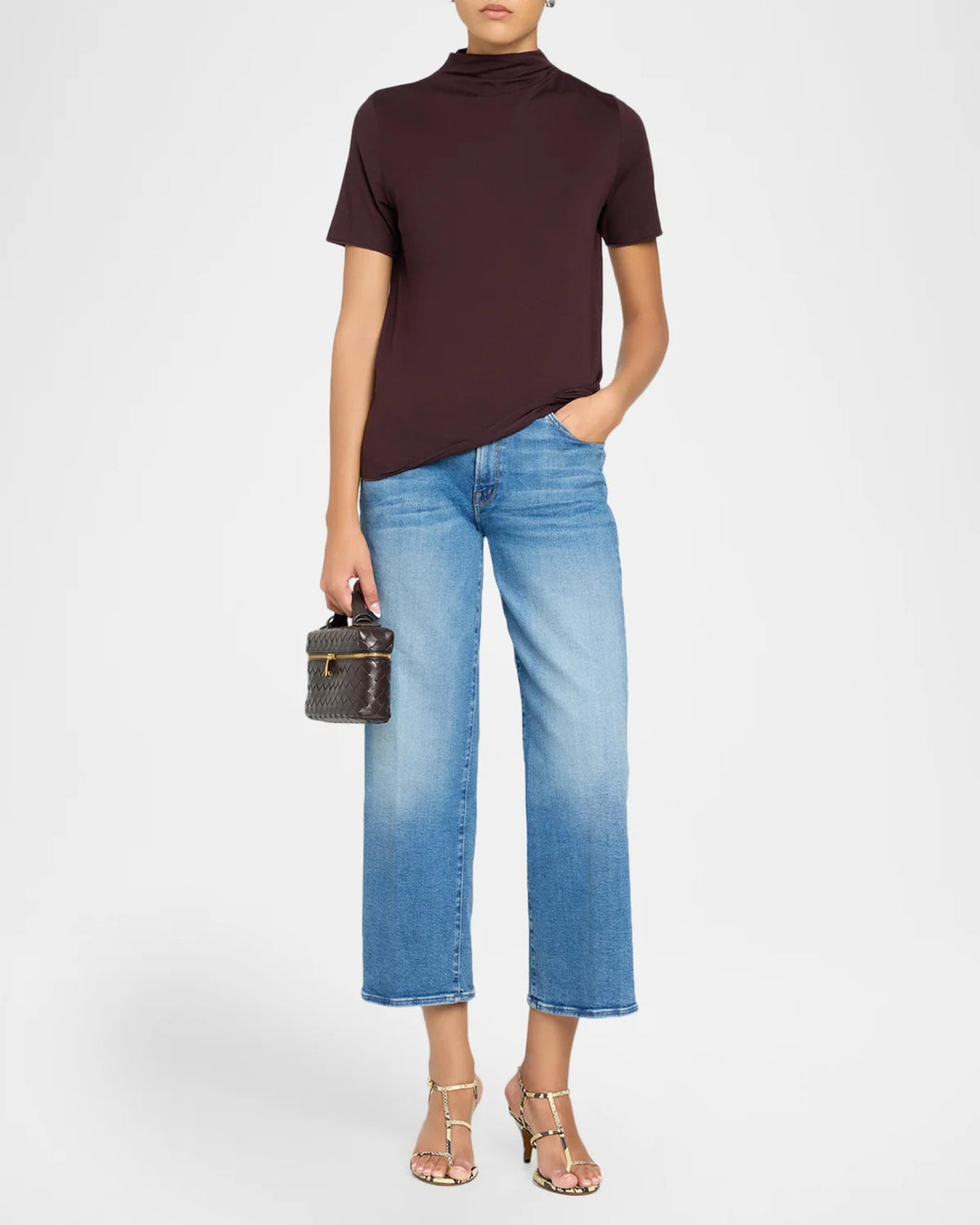 Soft Touch Mock-Neck Top