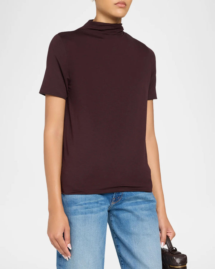 Soft Touch Mock-Neck Top