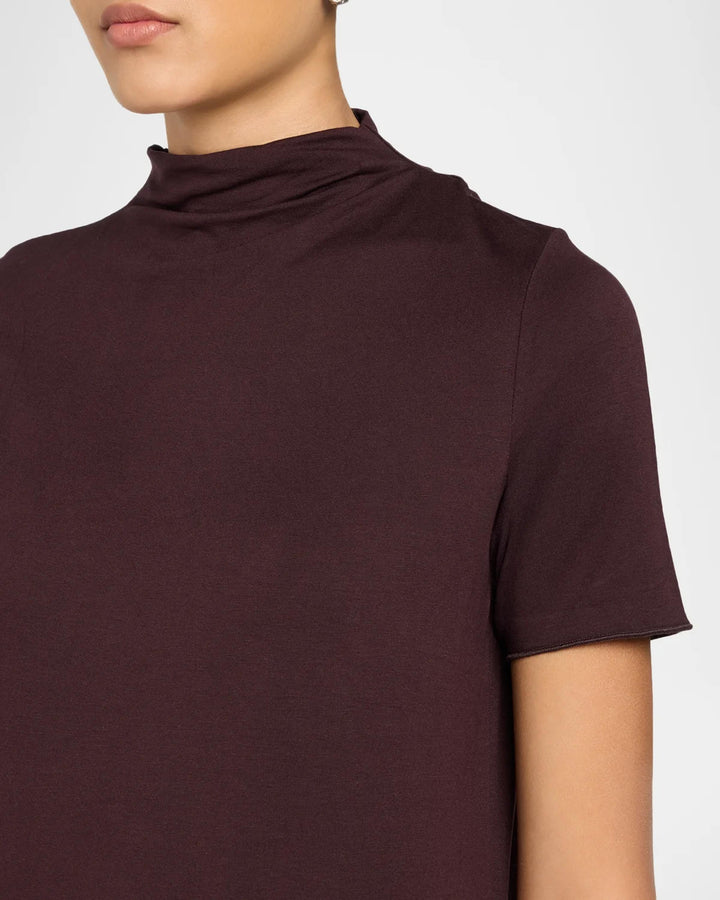 Soft Touch Mock-Neck Top