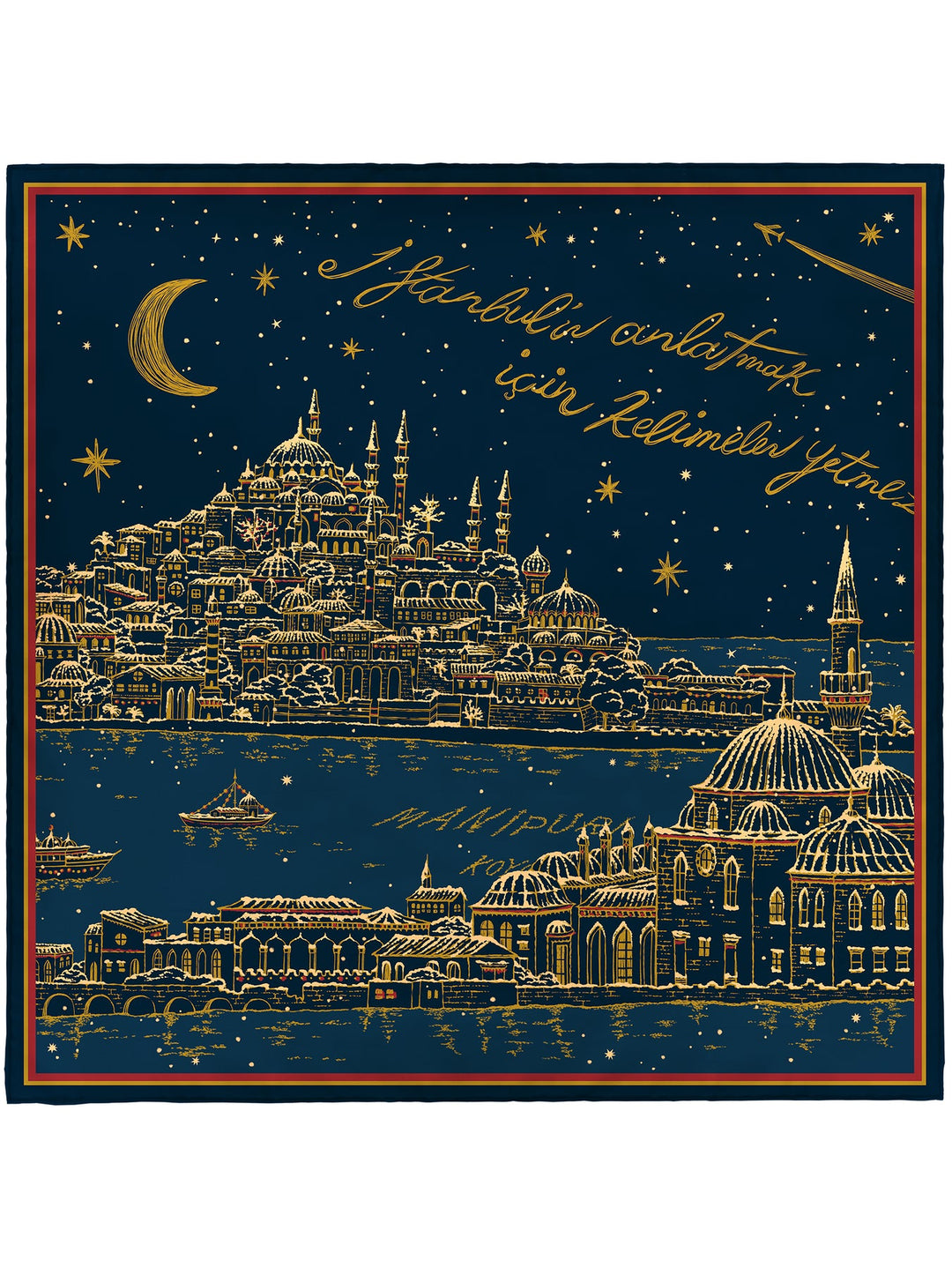 Golden Night Scarf