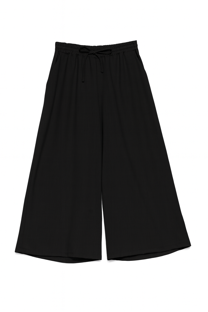 Pleather Wide Leg Pant