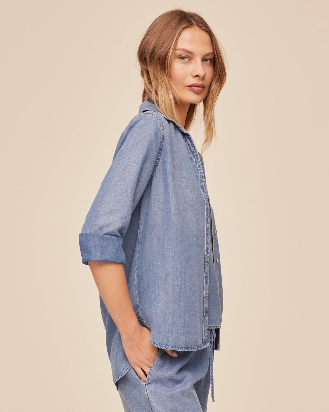 Shirt Tail Button Down