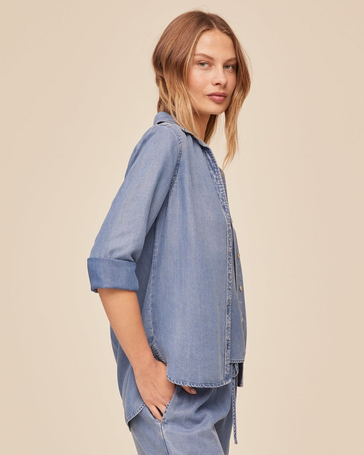 Shirt Tail Button Down