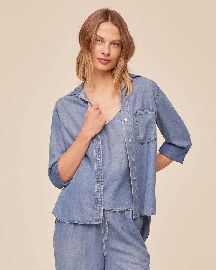 Shirt Tail Button Down