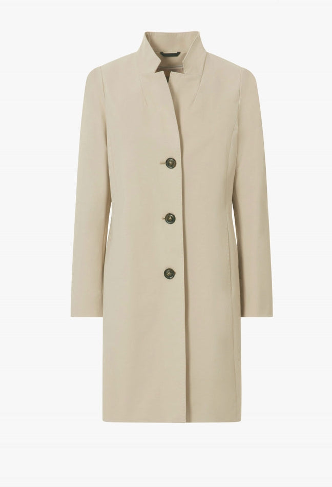Slim Trench Overcoat - Beige