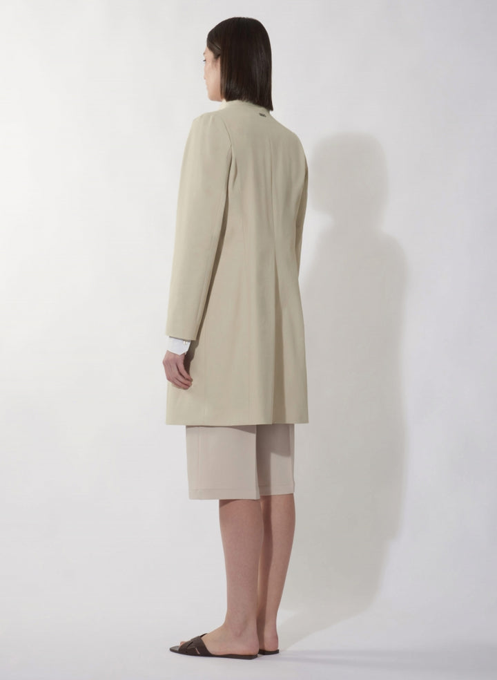 Slim Trench Overcoat - Beige