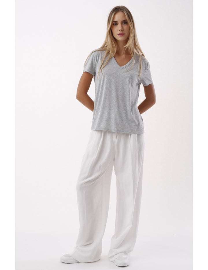 Shimmer V Neck Tee