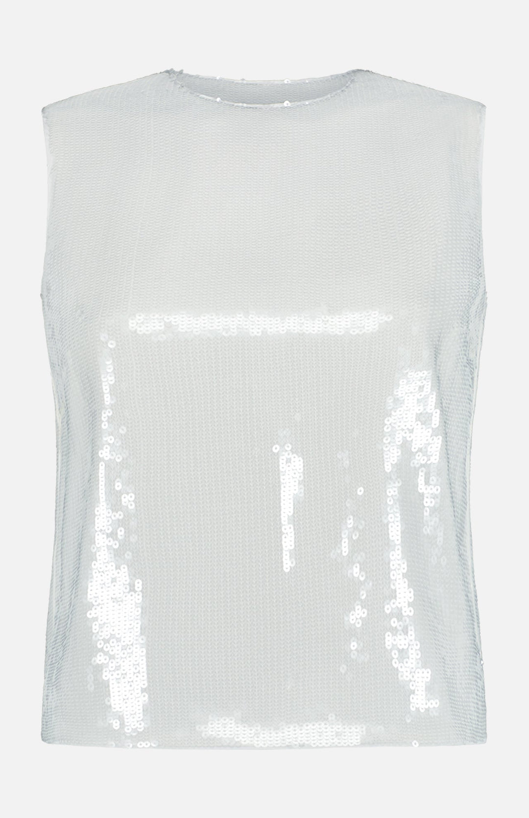 Sleeveless Clean Shell Crew Neck Top