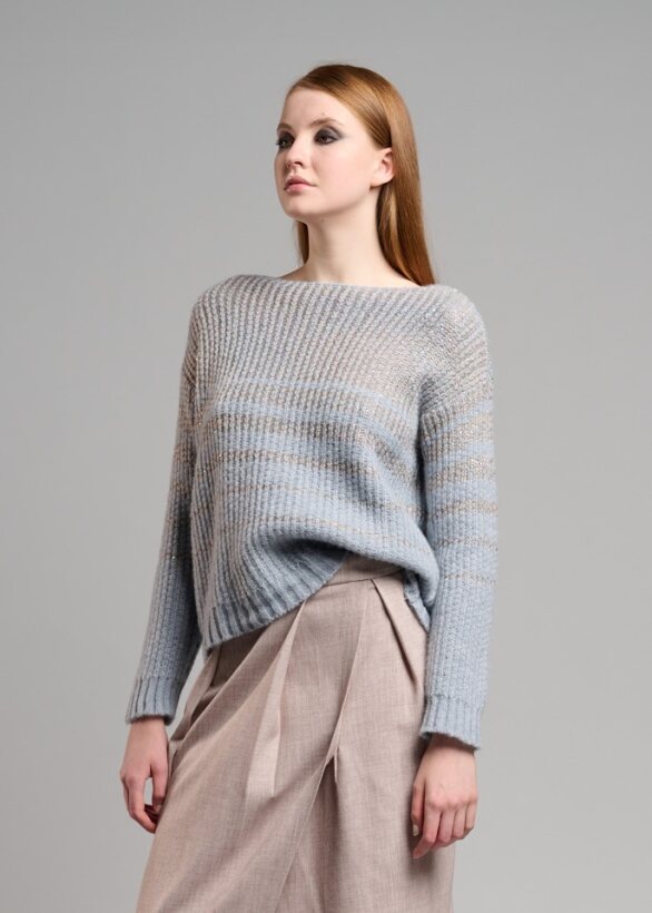 Gradient Shimmer Sweater