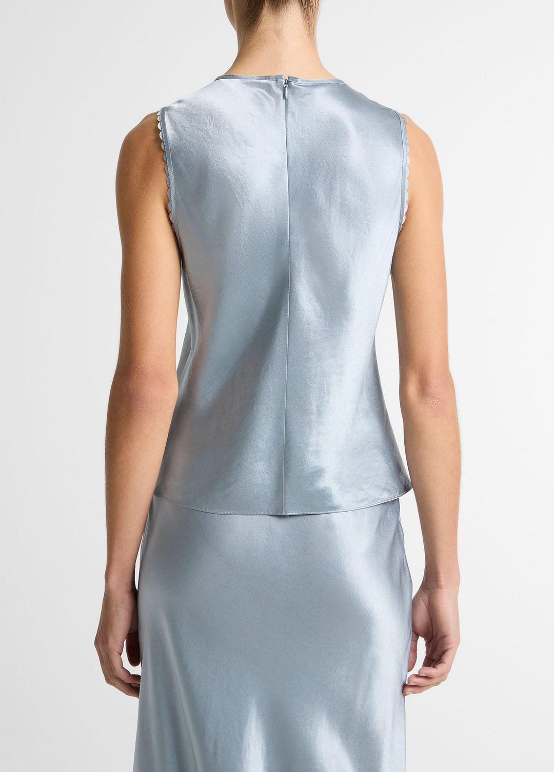 Scallop Sleeveless Shell