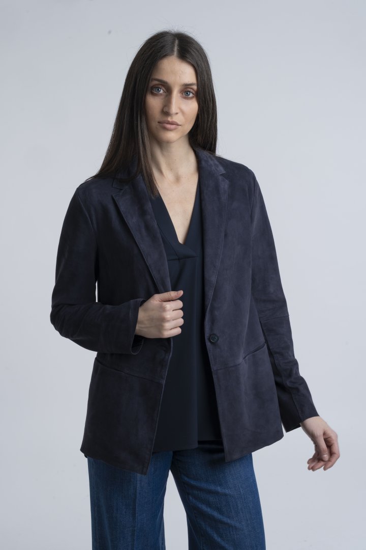 Suede Blazer