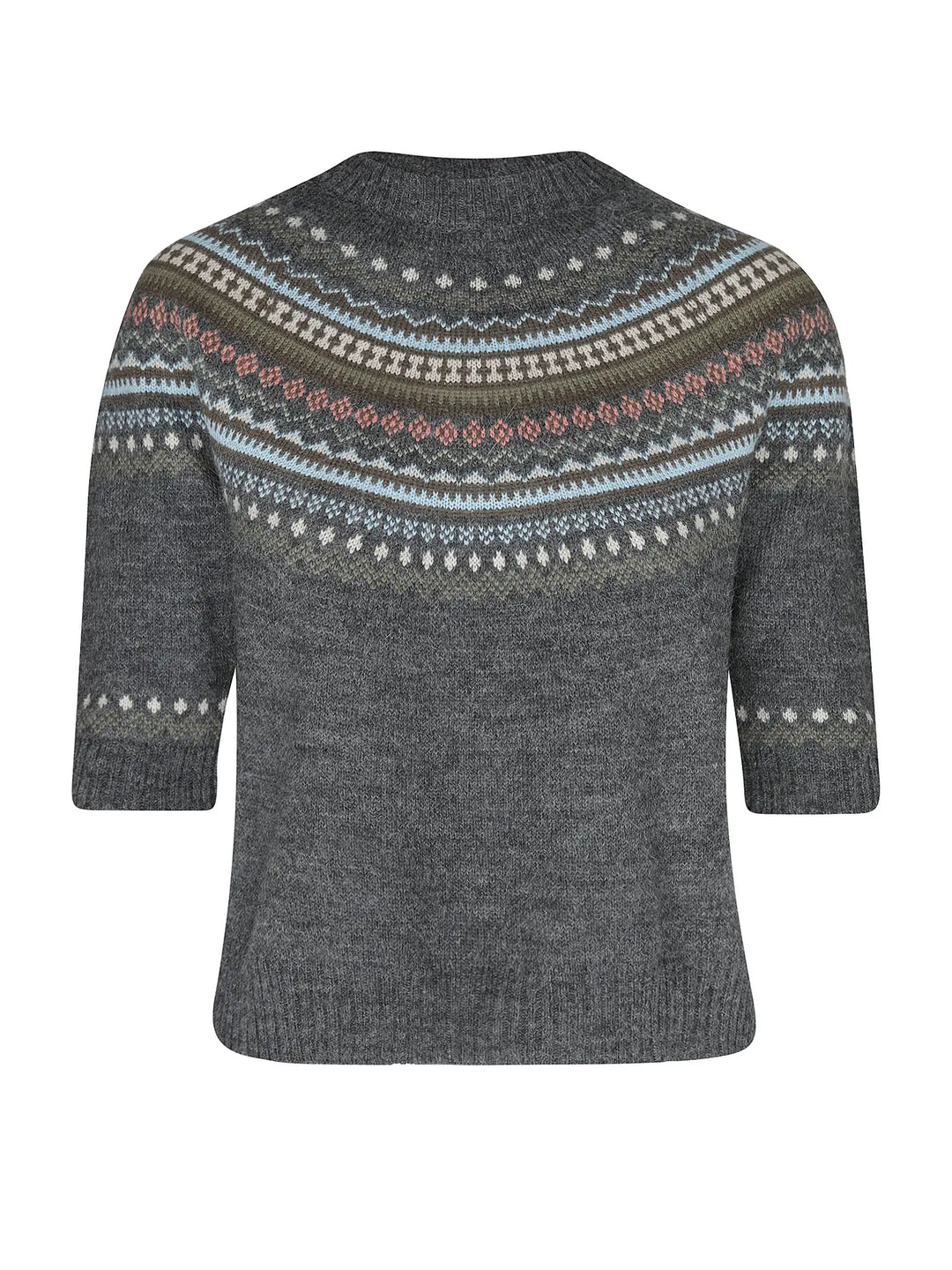 Weekend Elbow Sleeve Sweater - Medium Grey