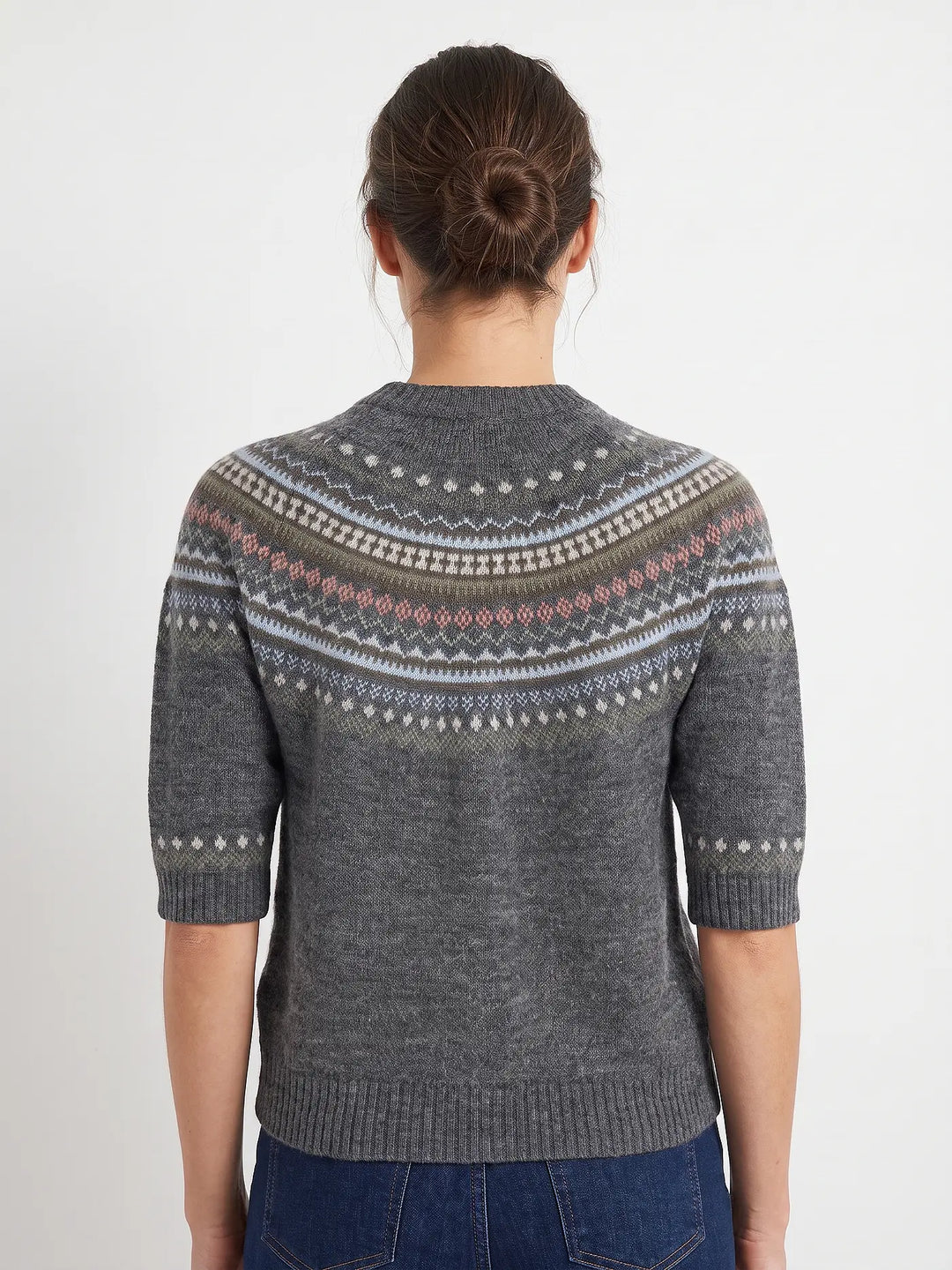 Weekend Elbow Sleeve Sweater - Medium Grey